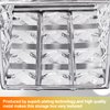 Miaowater Makeup Brush Holder Organizer Cosmetic Brushes Storage Eyeliners Eyebrow Pencil Container Cup (Silver Square)