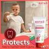 Botao Kids Natural Strawberry Flavored Anticavity Fluoride Toothpaste Maximum Cavity Protection Cleans Children’s Teeth Protects Gums Chamomile Aloe Vera Calendula Xylitol for Ages 2 and Up