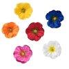 Vividsun Hawaiian Flower Hair Clips 3.1 Inch Artificial Flower Clip for Wedding Party Beach (Colorful)