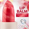 Blossom Marble Shimmer Lip Balm Moisturizing Lipstick with Shea Butter, Jojoba, Olive Oil, 0.12oz/3.5g, Luscious