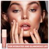 CAHIUYOA Plumping Moisturizing Lip Gloss Lipgloss,Nude Lip Gloss Lip Stain Long Lasting Waterproof,Shine Glossy Liquid Lipstick for Women Girls Lip Makeup Gift - 06