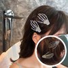 4Pcs Skeleton Hand Hair Clips Crystal Skeleton Hair Clips Punk Horror Halloween Hair Clips for Women Halloween Alligator Hair Clips Halloween Hair Accessories for Women Skeleton Accessories