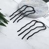 U-Shaped French Twist Hair Pins and Clips Set - 6 Pcs Metal Vintage Hair Accessories for Updo Bun Styling and Styling Tool