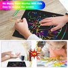Smasiagon Scratch Paper Art Set for Kids: 60 Pcs Magic Black Scratch Off Art Crafts Kits Colorful Drawing Toys for 3-12 Year Old Girls Boys Halloween Party Favor Game DIY Birthday Christmas Gift