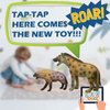 Gemini&Genius Hyena Toys, Wild Hyena Animal Toys, Wolf Action Figures, Great Creative Play Gift, Collection, Cake Topper, Role-Play, Storytelling Props, Party Supplies and Room Decoration for Kids