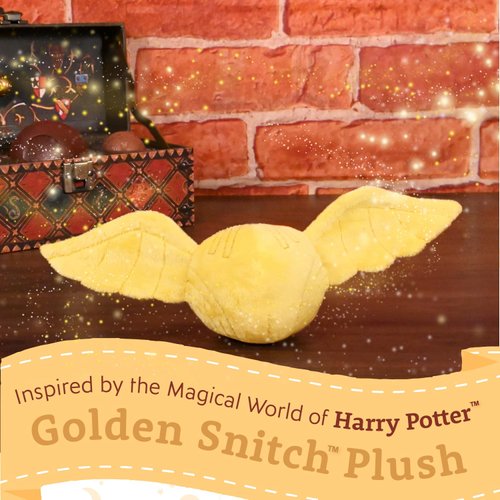 KIDS PREFERRED Harry Potter Gifts Golden Snitch Mini Plushies Stuffed Animals for Babies, Harry Potter Baby Toys for Toddlers, Kids 3-Inch Plush Decor