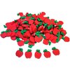 Bulk Mini Red Apple Pencil Erasers (144 Pcs) Double-Sided. Kids Stationery Arts and Crafts Drawing (144 Mini Red Apple Erasers)