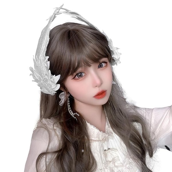 1 Pair Angel Wing Hair Clips Christmas Halloween Feather Hair Barrettes Lolita Cosplay Hair Accessories for Girls Women