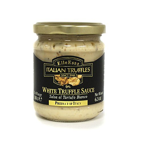 Elle Esse White Truffle Sauce, 6.3 oz - Authentic Italian Gourmet Truffle and Mushroom Sauce