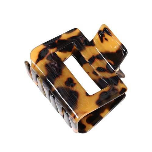1pc Square Gripper Creative Jaw Clip Women Hair Accessory Fashionable Hair Clip Ponytail Claw Hair Tying Tool Facial Washing Supply Non-slip Hair Claw Retro Headdress Hair Grip
