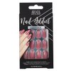 Ardell Nail Addict Artificial Nail Set, Sweet Pink Glossy Rounded Press On Nails, 24 Glue On Nails For An Easy Manicure