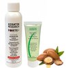 Keratin Forte Brazilian Blowout Treatment with Clarifying Shampoo - Extra Strength 120ml Formula for Curly Hair with Moroccan Argan Oil by Keratin Research