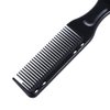 Pokinge 4PCS Double-sided Beards Comb Men Oil Hair Brush, Nylon Hair Bristles Professional Shave Beard Brush, Beard Styling Brush for Salons Home Use