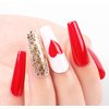 AIMEILI Gel Nail Polish Soak Off U V LED Gel Nail Lacquer, Elegant Classic Nude Black Red White Color Gel Set Of 4pcs X 10ml - Kit Set 19