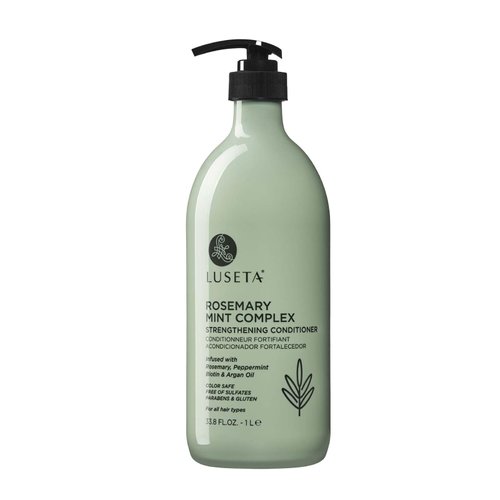 Luseta Rosemary Mint Strengthening Conditioner Moisturizing and Nourishing Damaged Hair Thickening Shampoo for Thinning Hair, Detangles Strands and Add Shine for All Hair Types, Sulfate Free 33.8oz