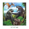 WETIM 40pcsk Jurassic Park Party Supplies include 20 plates, 20 napkins for Jurassic birthday party decoration