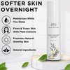 Magic Collagen Face Mask and Night Moisturizer for Face with Organic Aloe & Vitamin E, Overnight Hydrating Serum for Skin Tightening & Glowing Skin, Pore Minimizer for Face, Made in USA, Cruelty Free