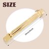 Cinaci 20 Pack 10cm /4 Inch Blank Plain DIY Craft Gold Metal French Hair Barrettes Snap Hair Clips Clasps for Women Girls Teens Hair Accessories (4 Inch)