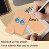 Earring Cards for Selling Including 120 Pcs Earring Holder Cards, 120 Earring Packaging and 240 Pcs Earring Backs, for Necklace/Jewelry Display, Jewelry Packaging 3.5x2.4 Inches (Brown)