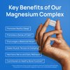 Selerb Magnesium Complex for Women and Men-Glycinate,Malate,Citrate,Oxide Supports Calm, Sleep, Muscle & Energy with D3, B6, Zinc, Slippery Elm & DGL Gentle on Stomach 90 Capsules