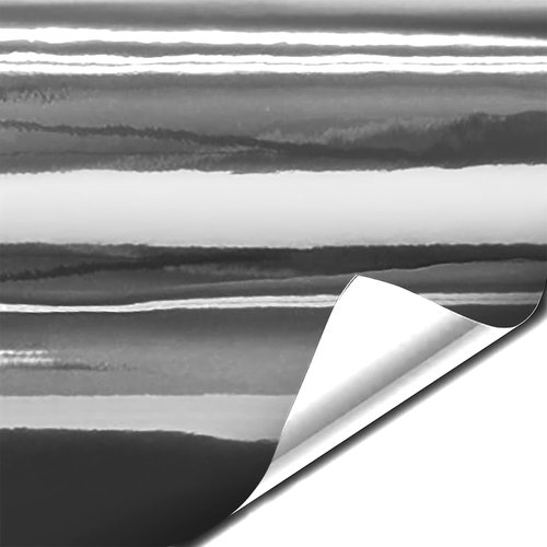 VViViD Gloss Silver Chrome Air-Release Vinyl Adhesive Tape Roll (1/2 Inch x 30ft)