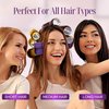 Thermal Rollers for Hair - 37 Self Grip Hair Rollers with 18 Clips and Styling Comb - Aluminum Thermal Hair Rollers for Volume and All-Day Curls - For Short, Medium, and Long Hair (Small)