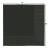 Amscan Tableware Collections, 2-Ply Beverage Napkins, Party Supplies, Jet Black, One Size 50ct, 5" x 5"