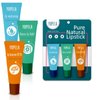 Yopela Lip Sunscreen Moisturizing and Repair Package Lip Care Set- SPF 30 - Summer Long Lasting Moisturized, Smooth and Repaired Lips - 3 Flavors (Moisturizing, Repairing, and SPF)