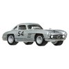 Hot Wheels Team Transport Culture Die-cast Cars, Mercedes-Benz 300 SL, MB Blaues Wunder Flatbed Truck, 1:64 Scale Model