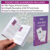 Nevkha Tarot Cards with Guidebook | with Meanings on Them | Tarot Wrap Pouch with Placements | Purple & Pink Designs | Perfect for Beginners & Experienced Practitioners