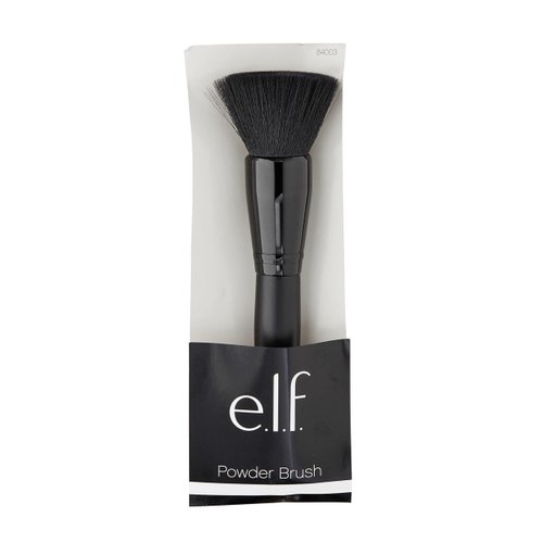 e.l.f. Powder Brush, Versatile Makeup Brush For Powder Or Blush, Creates A Sculpted Look, Made With Synthetic Bristles, Vegan & Cruelty-Free