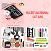 Kajaia 36 Pcs Volleyball Gifts for Teen Girls Makeup Bags Cosmetic Bags Sport Hair Scrunchies Lipstick Holder Keychains for Party Favors Team Gifts