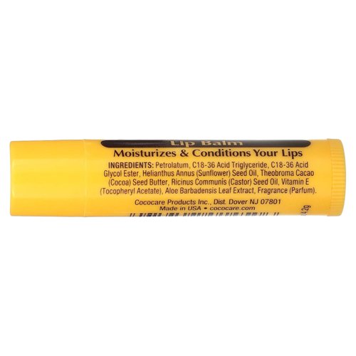 Cocoa Butter Lip Balm, .15 oz, 6 Pack