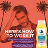 L.A. LOOKS Styling Gel Mega Mega Hold 20 oz (Pack of 10)