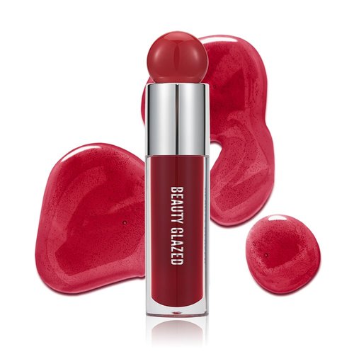 MYUANGO Moisturizing Lip Glow Oil, Hydrating Lip Care Lip Tint, Shiny Lip Glow Vegan Plumping Lip Gloss for Dry Lips (108, Travel Size)