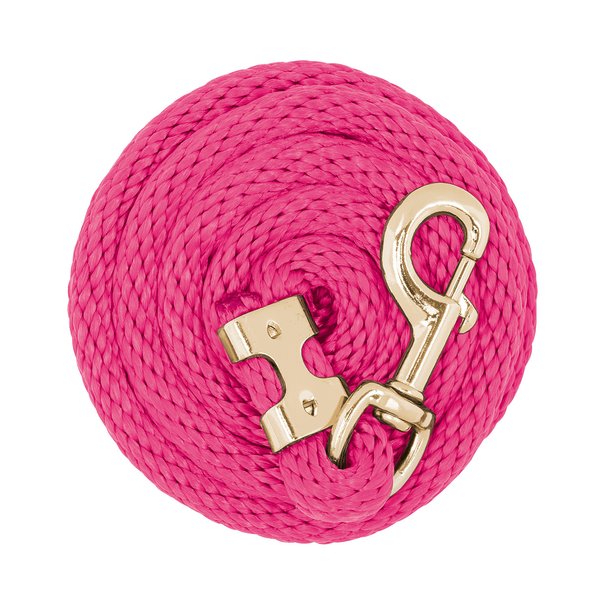 Weaver Leather Poly Value Lead Rope Diva Pink, 5/8" x 8'