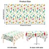 Domgoge Dinosaur Plastic Table Cloth for Parties Disposable Dino Happy Birthday Tablecloth Waterproof Table Cover 54 x 108Inch Birthday Party Decoration Supply for Kids Boys Girls, 1Pc