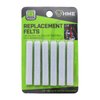HME Drop Wick Replacement Felts (Pack of 6) Effective Durable Quick-Replacement Absorbent Refills for Hunting Scent Dispenser