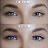 Glitter Lash Extensions, UHOMENY False Lashes for Eyelash Extensions D Curl Cosplay Eye Lashes Single Lash Spike Eyelash Extension Party Makeup Eyelashes, Mix 11-16mm (purple)