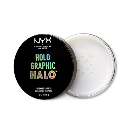 NYX PROFESSIONAL MAKEUP Holographic Halo Finishing Powder, Mermazing, 0.17 Ounce