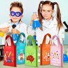 Ferraycle 24 Pcs Science Party Favor Bags Science Goodie Gift Treat Bag Non Woven Birthday Party Decoration Science Themed Party Favor Bags Treat Bags with Handles Science Birthday Party Supplies
