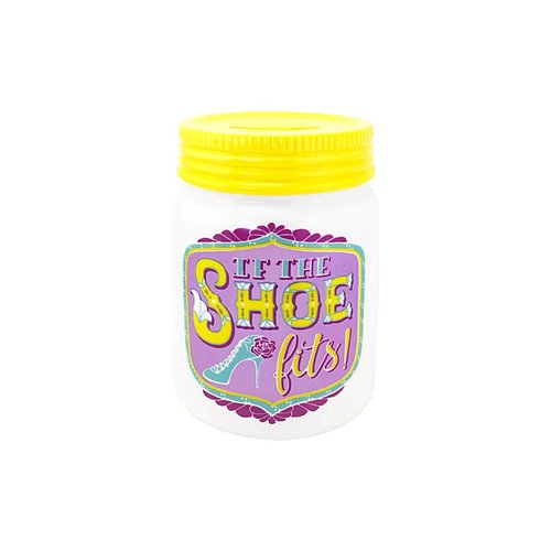 Occasions Gift Giving If The Shoe fits Mason Jar Bank