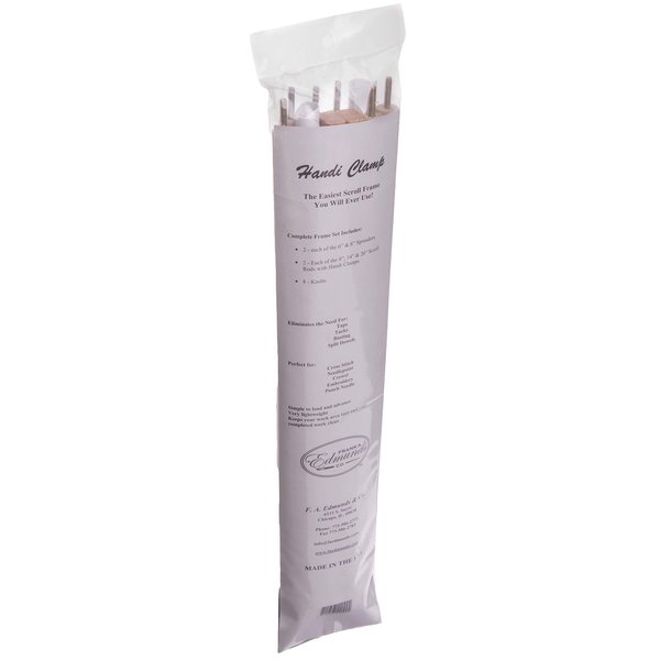 Edmunds HC-820 Handi Clamp Scroll Frame, 8 by 20-inch, 8" x 20", Natural