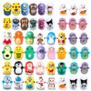 Random Tumbler Wobbler Toys | Stress Relief 70PCS Mini colorful Roly-Poly Wobbling Toy | Cartoon Miniature Figures Self-righting Doll Small Desktop Toy | Tumbler Early Education Toys for Kids or Adult