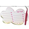 Dazzling Eyelash Grafting Pallet, Acrylic Lash Tile holder, Makeup Palette Eyelash Extensions Storage Gasket Pads with Suction for Tweezers (Cloud-Shaped A)