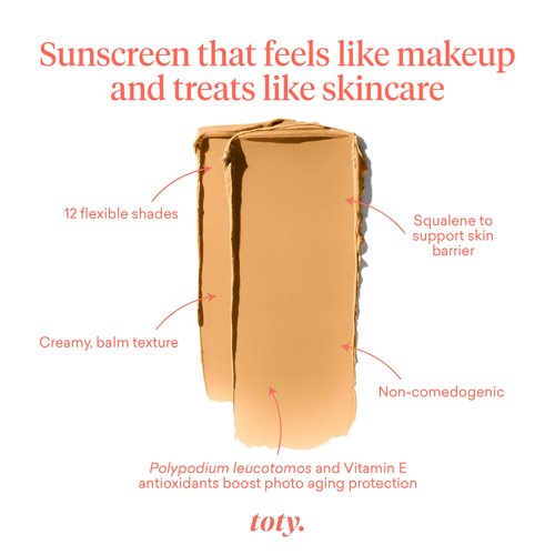 Ilumina CC Creamy Compact SPF 50+ Mineral Broad Spectrum Sunscreen for Face - Tinted Blurring Balm SPF- Matte, Light Coverage - Water & Sweat Resistant - All Skin Types - By Sofia Vergara, 10g 3W