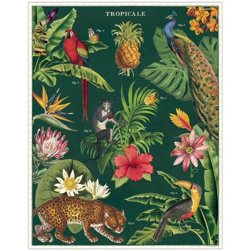 Cavallini 1000 Piece Puzzle, Tropicale (PZL/TROP)