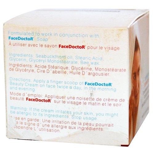 FACEDOCTOR RX Beauty Cream, 1 Ounce - Visible Redness Reducing Cream | Color Correcting Face Cream for Sensitive Skin | Rosacea Cream for Redness with Seabuckthorn oil