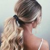 Fashey Rhinestone Hair Ties Elastic Ponytail Holder 3 Pcs Crystal Hair Scrunchies Hair Accessories for Women and Girls (blue,green,dark blue)