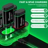 Charger for Xbox One Controller Battery Pack with 4x3600mWh USB Rechargeable Xbox One Battery Charger Station for Xbox Series X|S, Xbox One S/One X/Elite Controllers-Xbox One Accessories 1500mAh